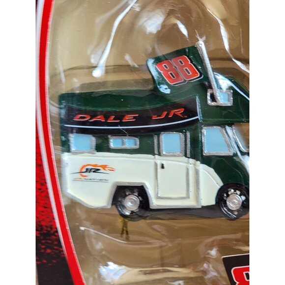 Trevco Dale Earnhardt Jr Nation van camper 88 green ornament Xmas vintage - Picture 2 of 7